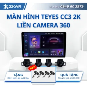 Màn Hình Android Teyes CC3 2K - Liền Camera 360