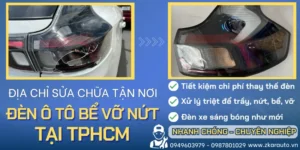 Sửa đèn, Vá đèn, Phục Hồi Đèn Ô Tô Uy Tín tại TPHCM