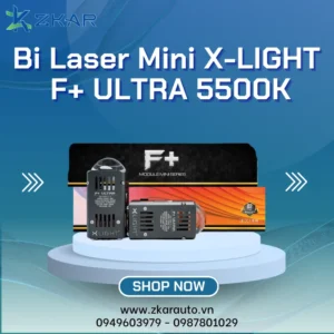 【 Zkar】 Độ Đèn Bi Laser Mini X-Light F+ Ultra 5500K Cho Ô Tô 1️⃣