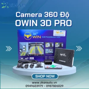 【 Địa Chỉ 】 Lắp Camera 360 Owin 3D Pro Cho Ô Tô Tại TPHCM