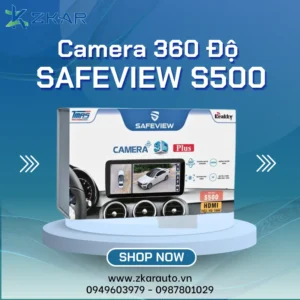 【 Địa Chỉ 】 Lắp Camera 360 Safeview S500 Cho Ô Tô Tại TPHCM