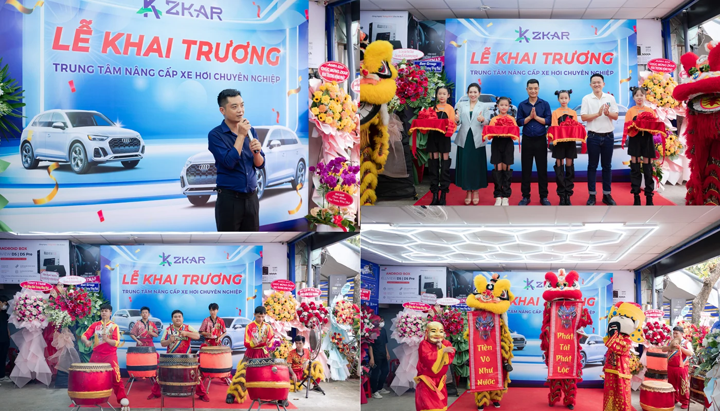 Lễ khai trương Trung Tâm Nâng Cấp Xe Hơi Cao Cấp ZKAR AUTO