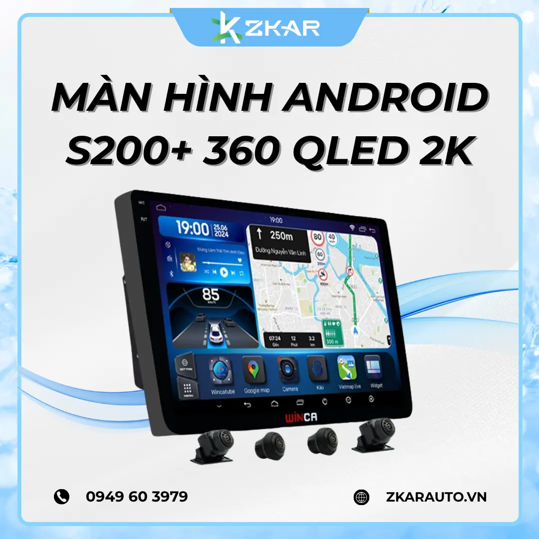 【 Lắp Đặt 】 Màn Hình Android Winca S200+ Pro Qled 2K | Giá HOT