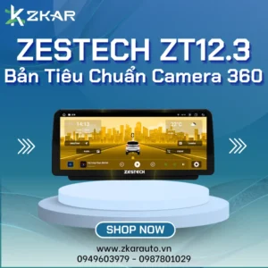 【 Lắp Đặt 】 Màn Hình Android Zestech ZT12.3 Camera 360