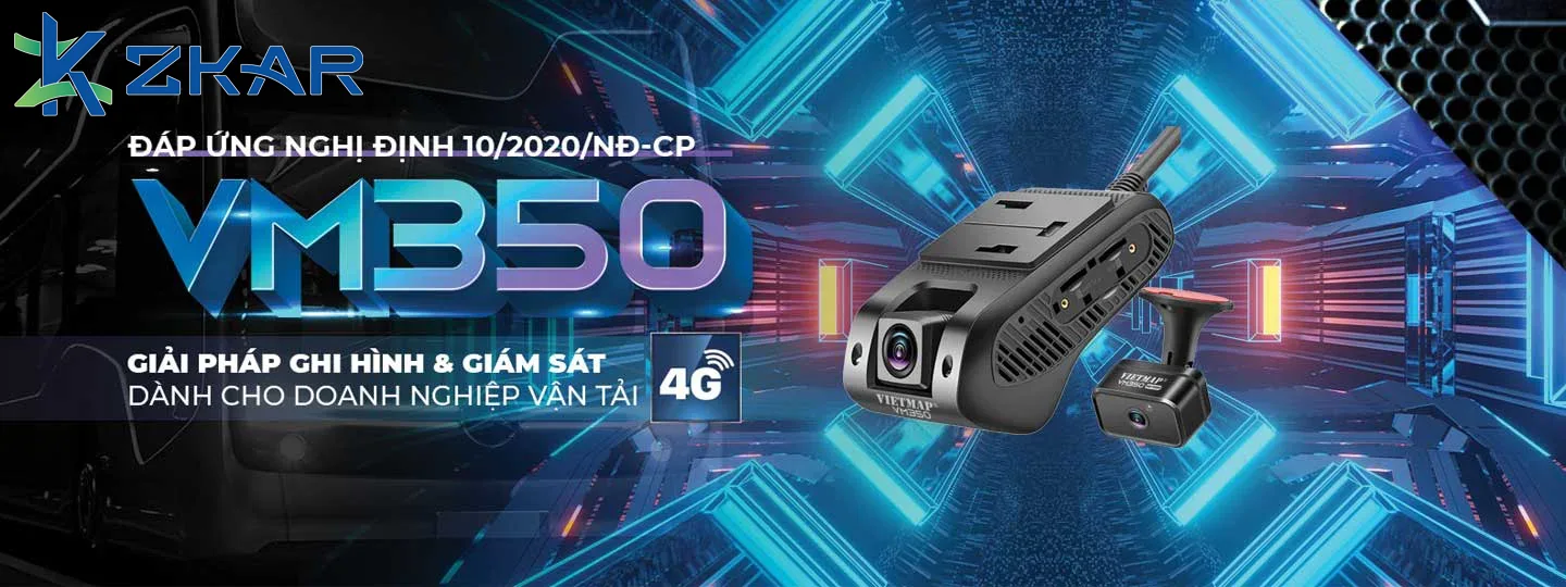 Lắp đặt camera hành trình Vietmap VM350