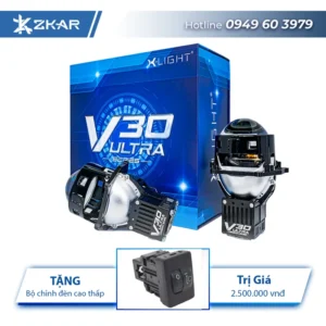 Độ Đèn Led X-Light V30 Ultra Cho Ô Tô | Bảng Giá Mới 2024