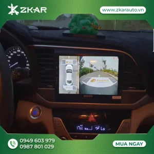 Hyundai Elantra lắp màn hình zestech ZT360 Base - Giá 12tr9 giảm còn 11tr9