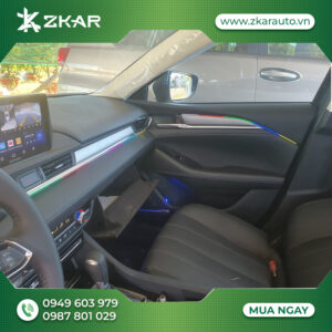 Mazda 6 lắp màn ZX10+ Bản tiêu chuẩn- Độ đèn led chỉ nội thất - Combo Giá chỉ từ 8tr9