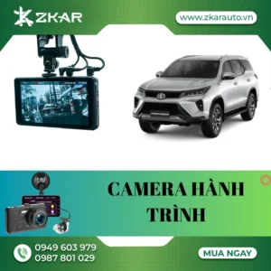 Lắp Đặt Camera Hành Trình Xe Toyota Fortuner Tại tpHCM