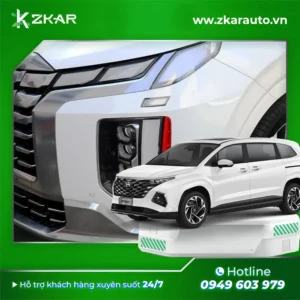 Gắn Ốp Hốc Gió Xe Hyundai Custin Tại TPHCM