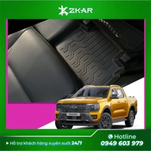 Thảm Lót Sàn KARDO Cho Ô Tô Ford Ranger 2023