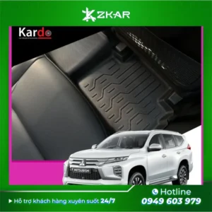 Thảm Lót Sàn KARDO Cho Ô Tô Mitsubishi Pajero Sport