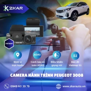 Địa Chỉ Lắp Đặt Camera Hành Trình Ô Tô Peugeot 3008