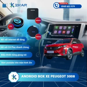 Địa Chỉ Gắn Android Box Xe Peugeot 3008 Uy Tín Tại TPHCM