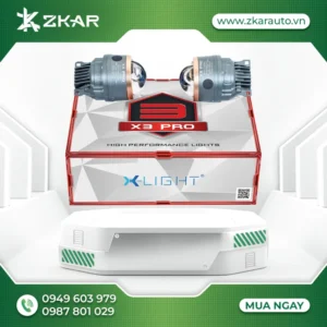 [Gắn đèn] Độ Đèn Bi GẦM LED X-LIGHT X3 PRO tại TpHCM