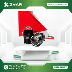 [Lắp đặt] Độ Đèn Bi GẦM RED LIGHTING R8 SPYDER tại TpHCM