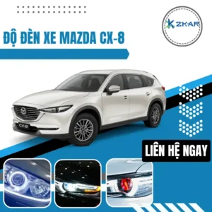 Dịch Vụ Độ Đèn Xe Ô Tô Mazda CX-8 Chất Lượng Tại TpHCM