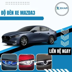 Dịch Vụ Độ Đèn Xe Ô Tô Mazda 3 Chất Lượng Tại TpHCM