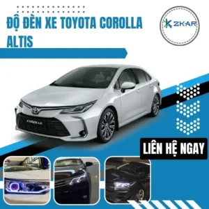 Dịch Vụ Độ Đèn Xe Ô Tô Toyota Corolla Altis Chất Lượng Tại TpHCM