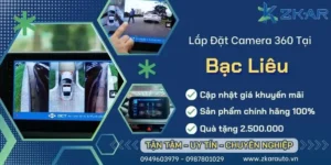 Gắn Camera 360 Xe Hơi Tại Bạc Liêu
