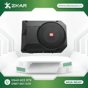 Gắn Loa Sub gầm ghế xe ô tô JBL Basspro SL2 tại TpHCM
