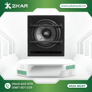 Gắn Loa Sub hơi cốp xe ô tô JBL STAGE 800BA tại TpHCM