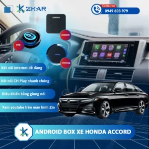 Địa Chỉ Gắn Android Box Xe Honda Accord Uy Tín Tại TPHCM