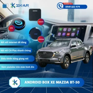Địa Chỉ Gắn Android Box Xe Mazda BT-50 Uy Tín Tại TPHCM