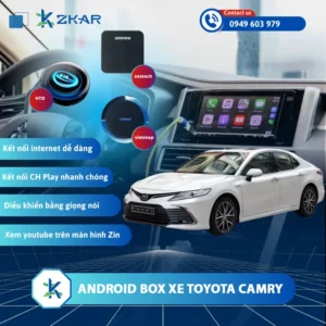 Địa Chỉ Gắn Android Box Xe Toyota Camry Uy Tín Tại TPHCM