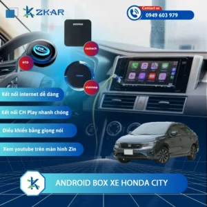 Địa Chỉ Gắn Android Box Xe Honda City Uy Tín Tại TPHCM