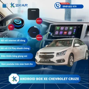Địa Chỉ Gắn Android Box Xe Chevrolet Cruze Uy Tín Tại TPHCM