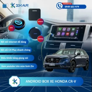 Địa Chỉ Gắn Android Box Xe Honda CR-V Uy Tín Tại TPHCM