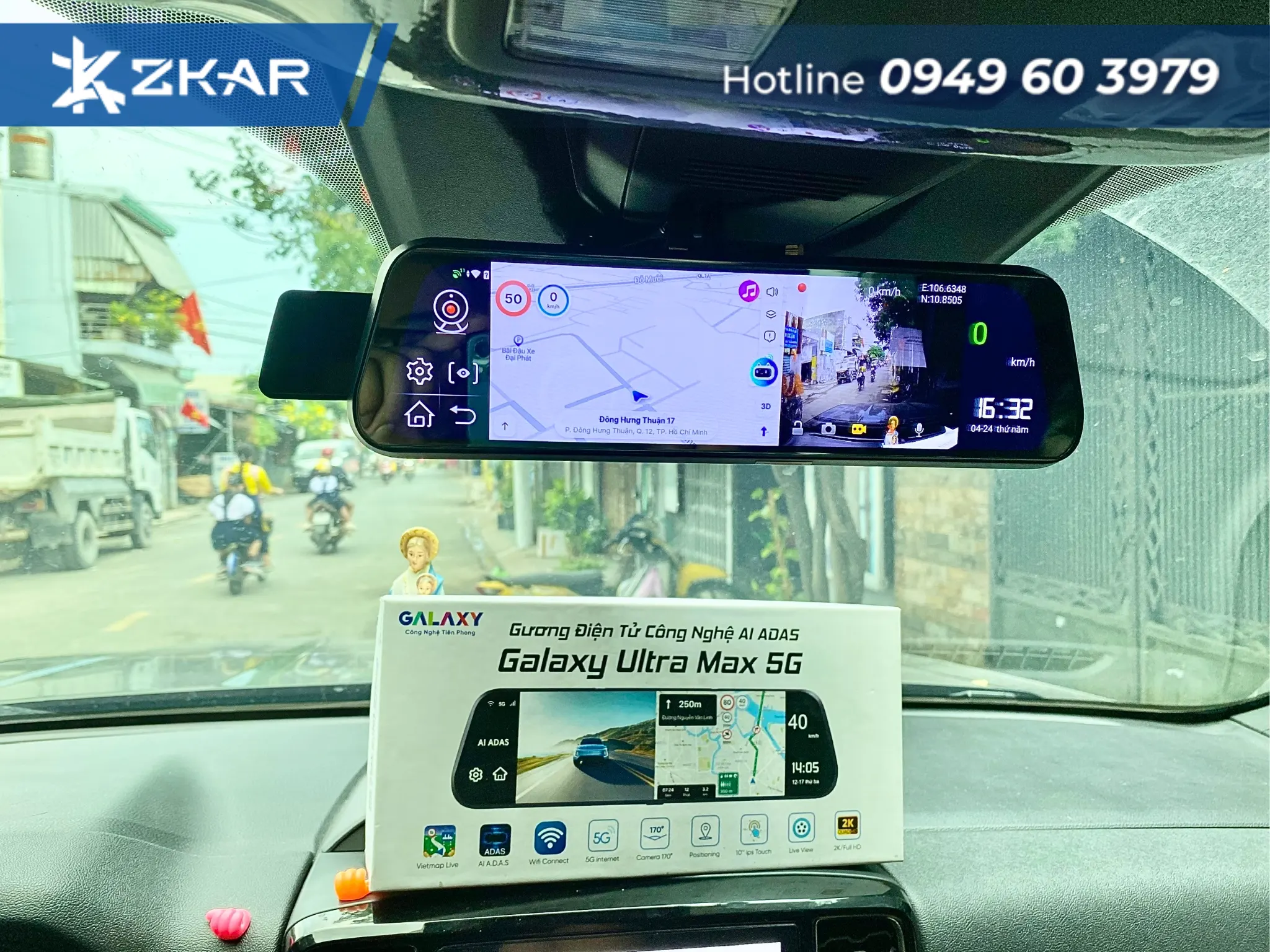 Địa chỉ lắp đặt camera hành trình ford ranger tại tphcm