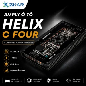 Độ Loa Amply Helix C Four Cho Ô Tô