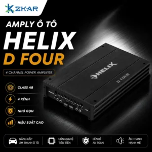 Độ Loa Amply Helix D Four Cho Ô Tô