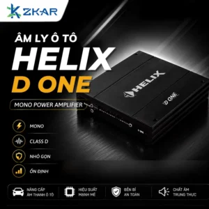 Độ Loa Amply Helix D One Cho Ô Tô