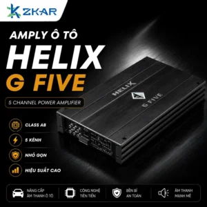 Độ Loa Amply Helix G Five Cho Ô Tô