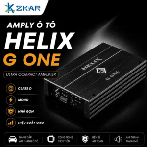 Độ Loa Amply HELIX G ONE Ô Tô