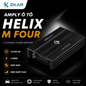 Độ Loa Amply Helix M Four Cho Ô Tô