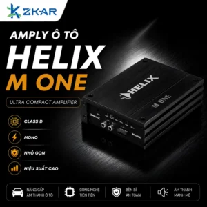 Độ Loa Amply Helix M One Cho Ô Tô