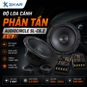 Độ Loa cánh phân tần 2 - Way Audiocircle SL C6.2 Cho Ô Tô
