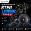 Độ Loa cánh phân tần STEG LEO650C Cho Ô Tô