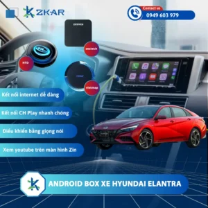 Địa Chỉ Gắn Android Box Xe Hyundai Elantra Uy Tín Tại TPHCM