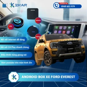 Địa Chỉ Gắn Android Box Xe Ford Everest Uy Tín Tại TPHCM