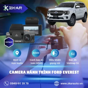 Địa Chỉ Lắp Đặt Camera Hành Trình Ô Tô Ford Everest