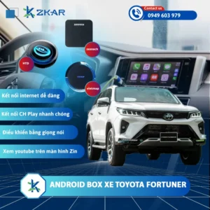 Địa Chỉ Gắn Android Box Xe Toyota Fortuner Tại TPHCM