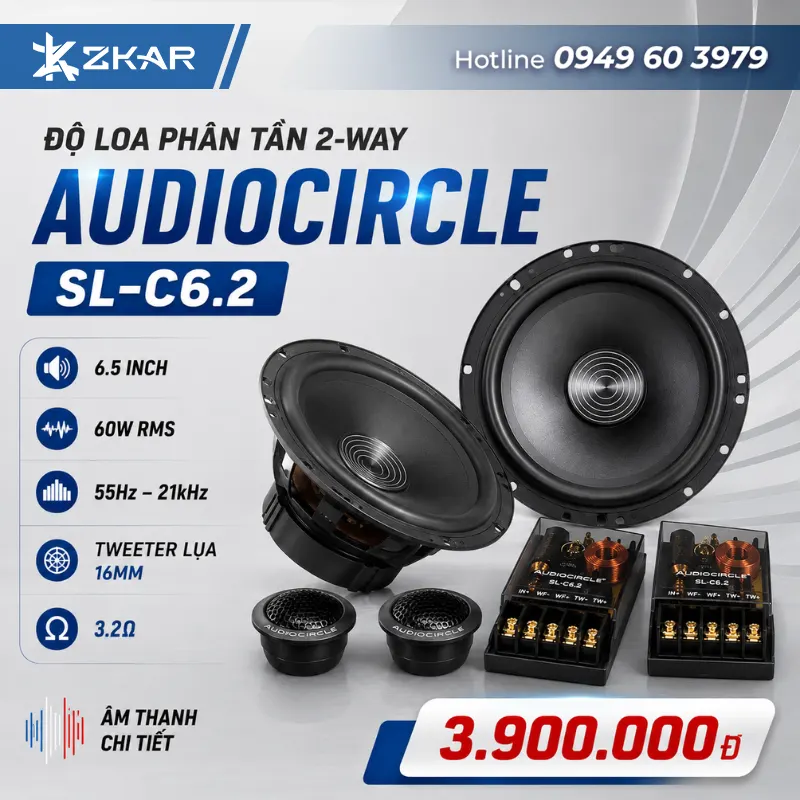 Giá Loa phân tần AUDIOCIRCLE SL-C6.2