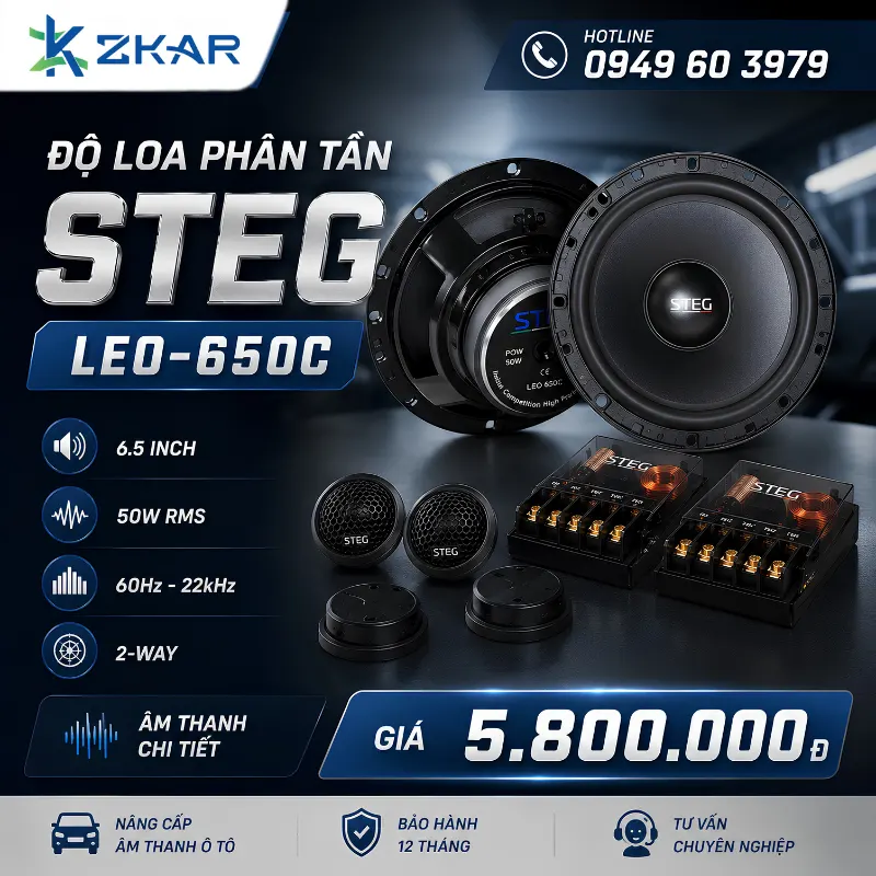 Giá Loa phân tần STEG LEO-650C