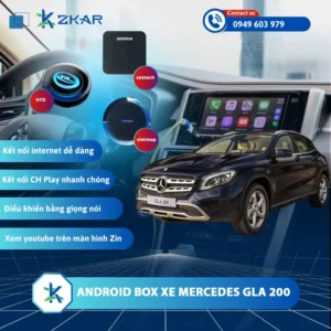Địa Chỉ Gắn Android Box Xe Mercedes GLA 200 Uy Tín Tại TPHCM