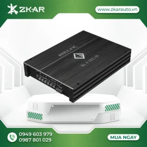 Gắn âm ly ô tô 4 kênh Helix G Four tại TpHCM 